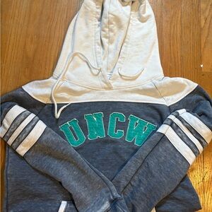UNCW Blue and White Hoodie
